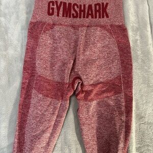 Gymshark Heathered Red Leggings